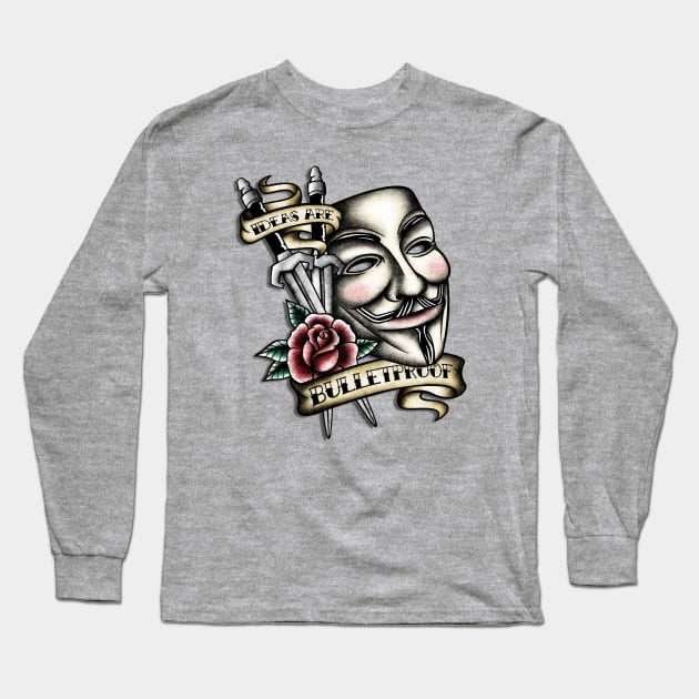 Old school Vendetta Long Sleeve T-Shirt by NemiMakeit